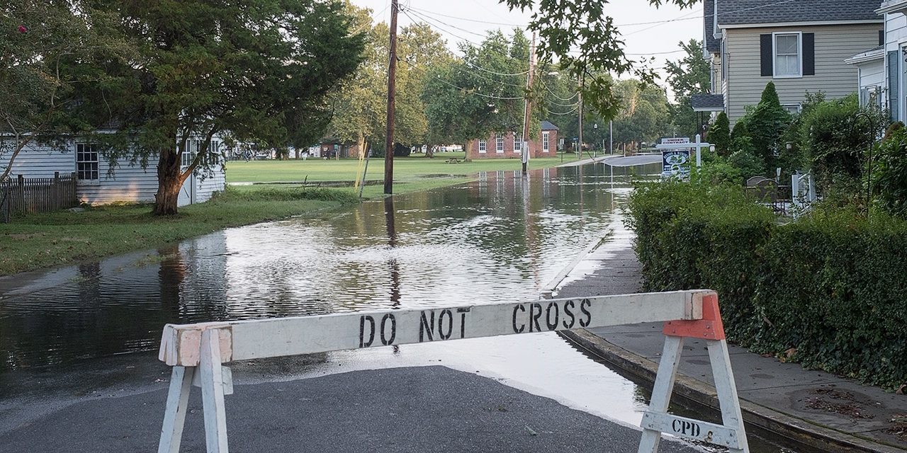 ‘Sunny day’ flooding on the rise  along the Chesapeake