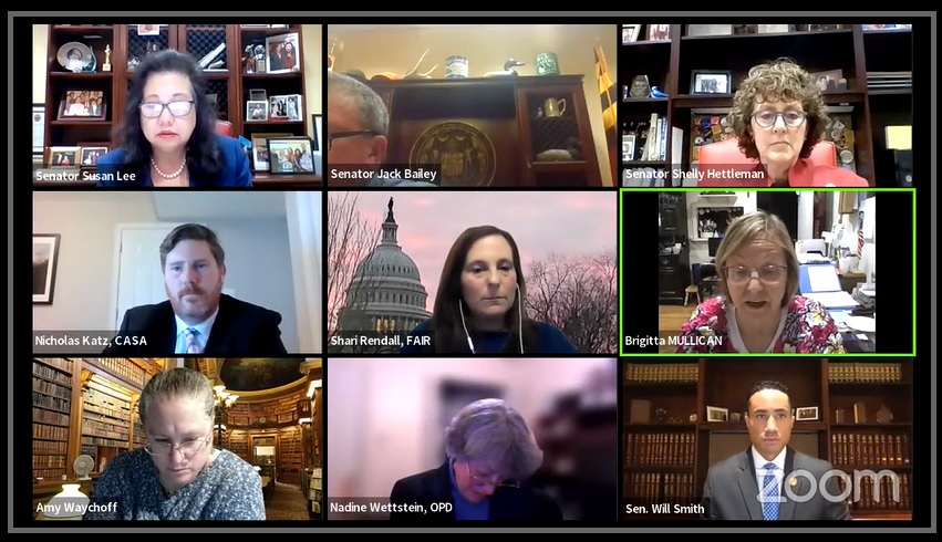State Senate eliminates Zoom hearings; 100 Md. organizations object